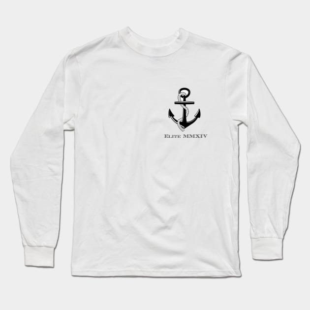 Elite - Anchor (small) Long Sleeve T-Shirt by EliteMMXIV